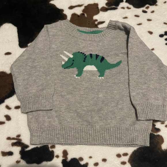 Other - Gray Dinosaur baby sweater